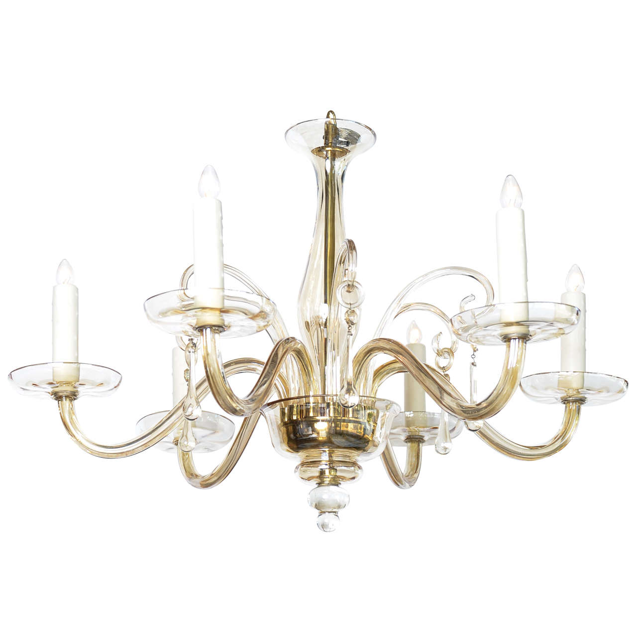 Bohemian Glass Chandelier