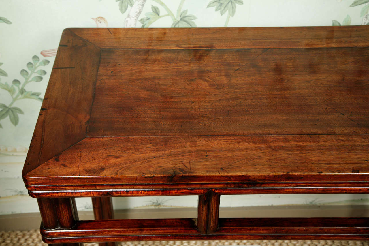 A Chinese 19th Century Huanghuali Wood Altar Table 1