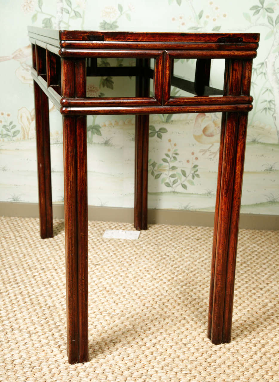 A Chinese 19th Century Huanghuali Wood Altar Table 2