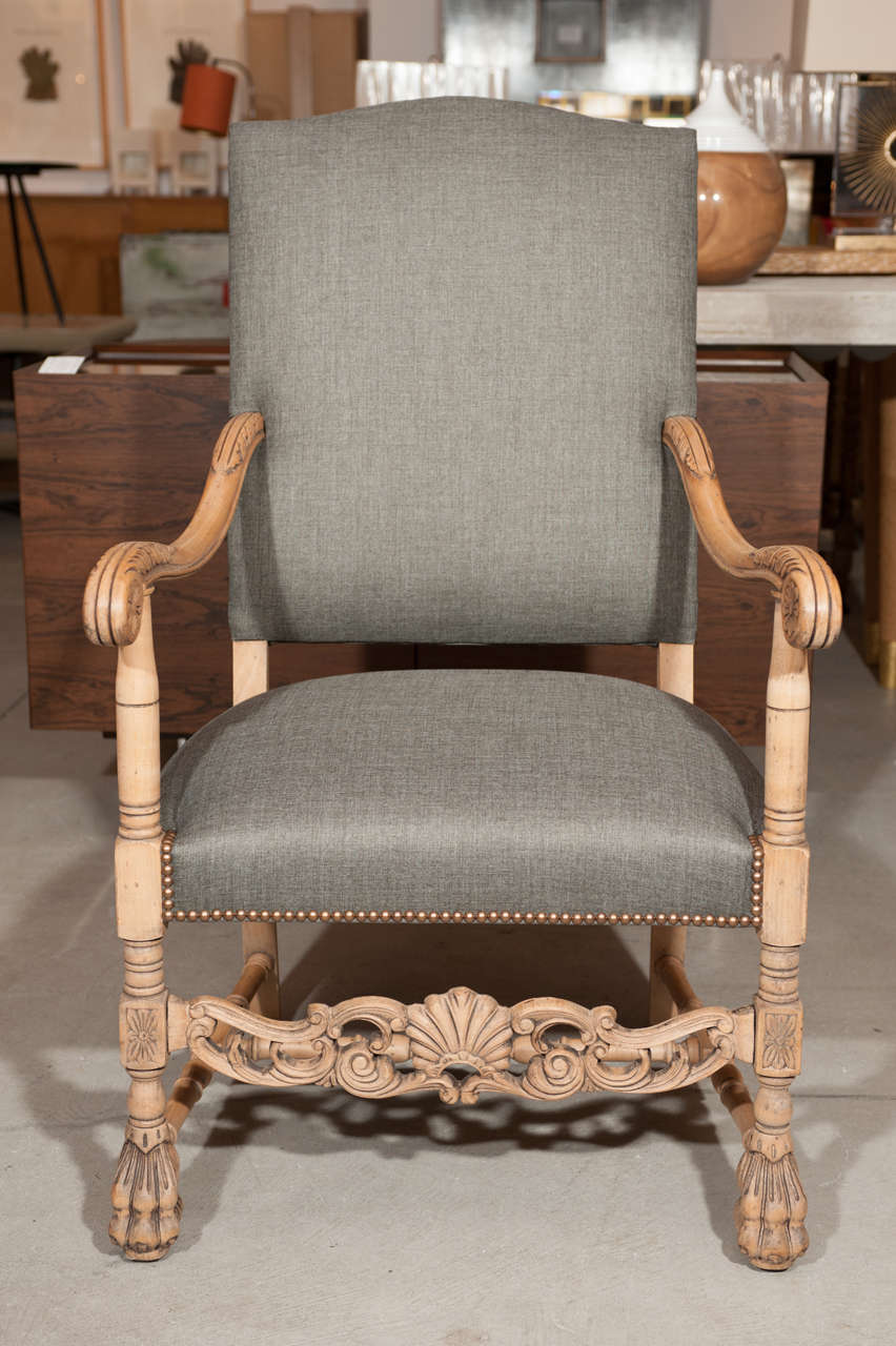 Renaissance Revival Pair of Flemish armchairs For Sale