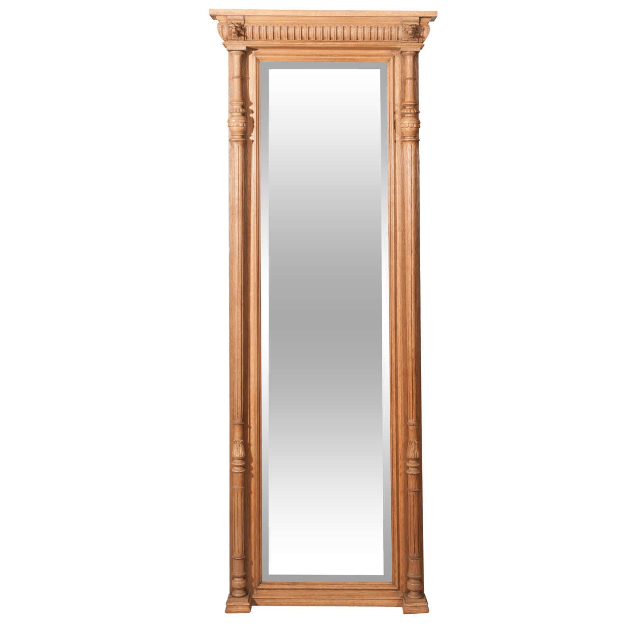 19th century Flemish hall mirror For Sale