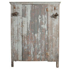 Antique 19th century painted pantry