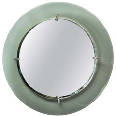 Circular Wall Mirror by Crystal Art