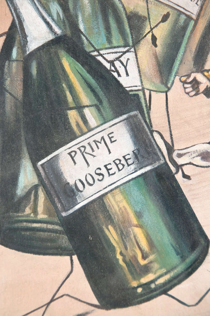 Artist's Proof for Champagne Advertisement 5