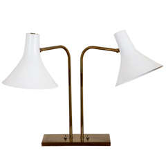 Mid-Century Two-Arm Desk Lamp
