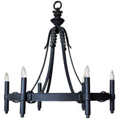 Wrought Iron Chandelier