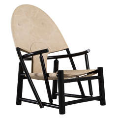 "Hoop" Lounge Chair by Piero Palange and Werther Toffoloni