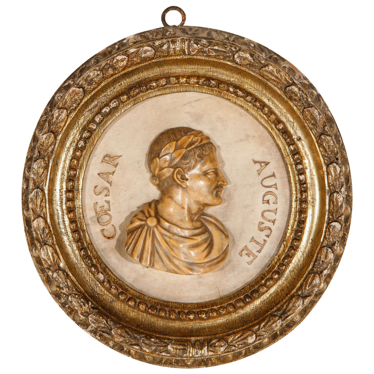 Marble Caesar Medallion, circa 1900