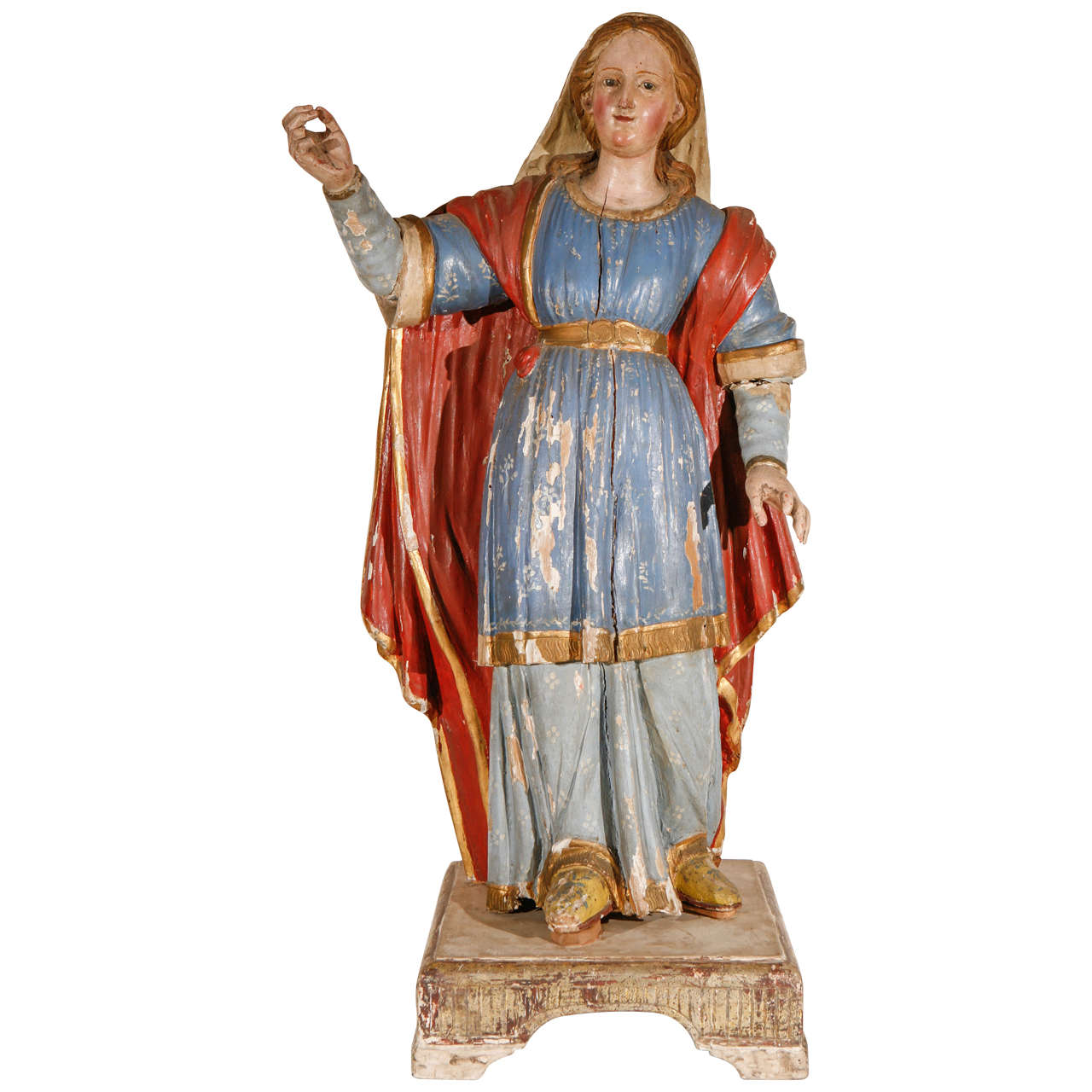 Early 18th Century, Italian Santos Figure For Sale