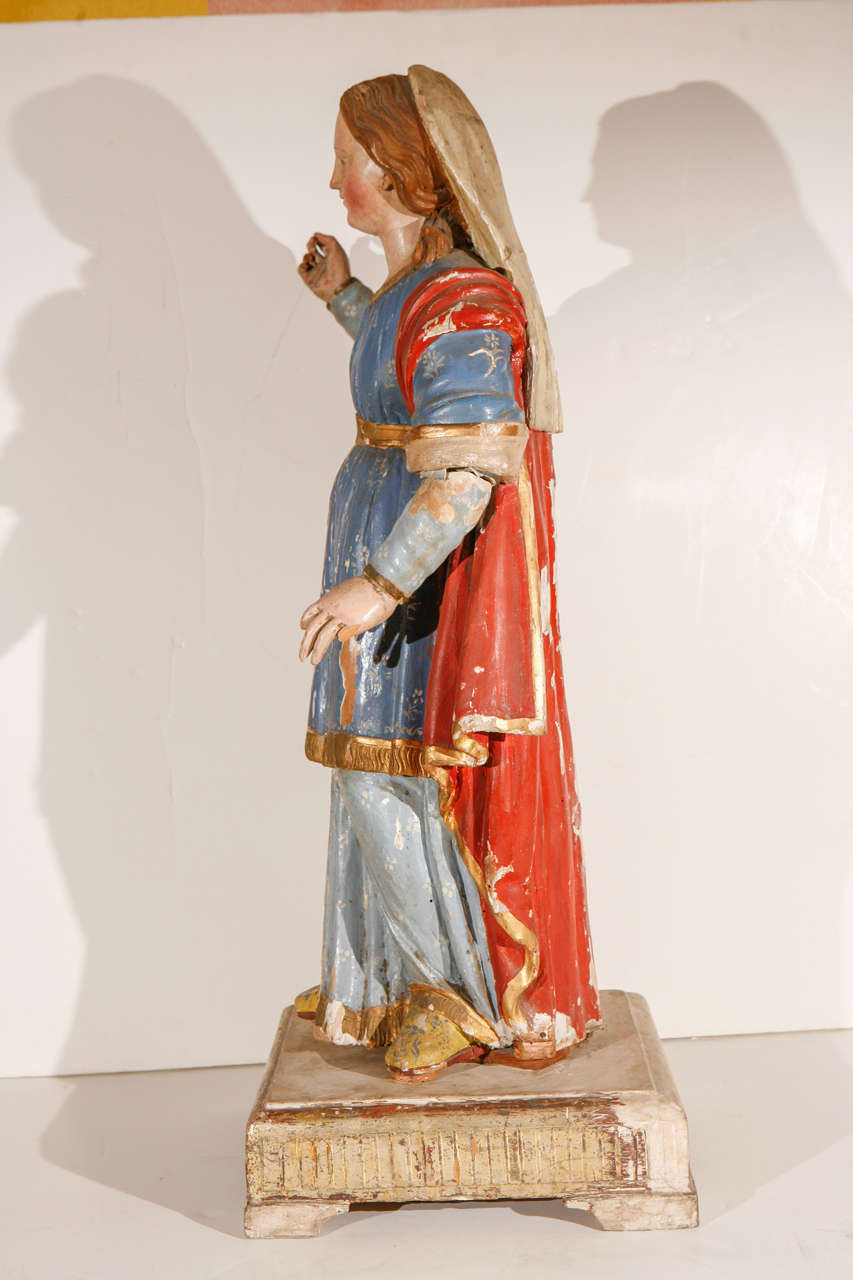 Early 18th Century, Italian Santos Figure For Sale 1