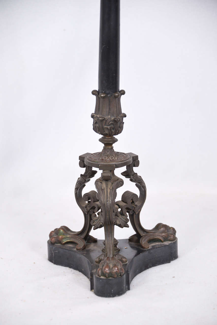 tall bronze candelabra