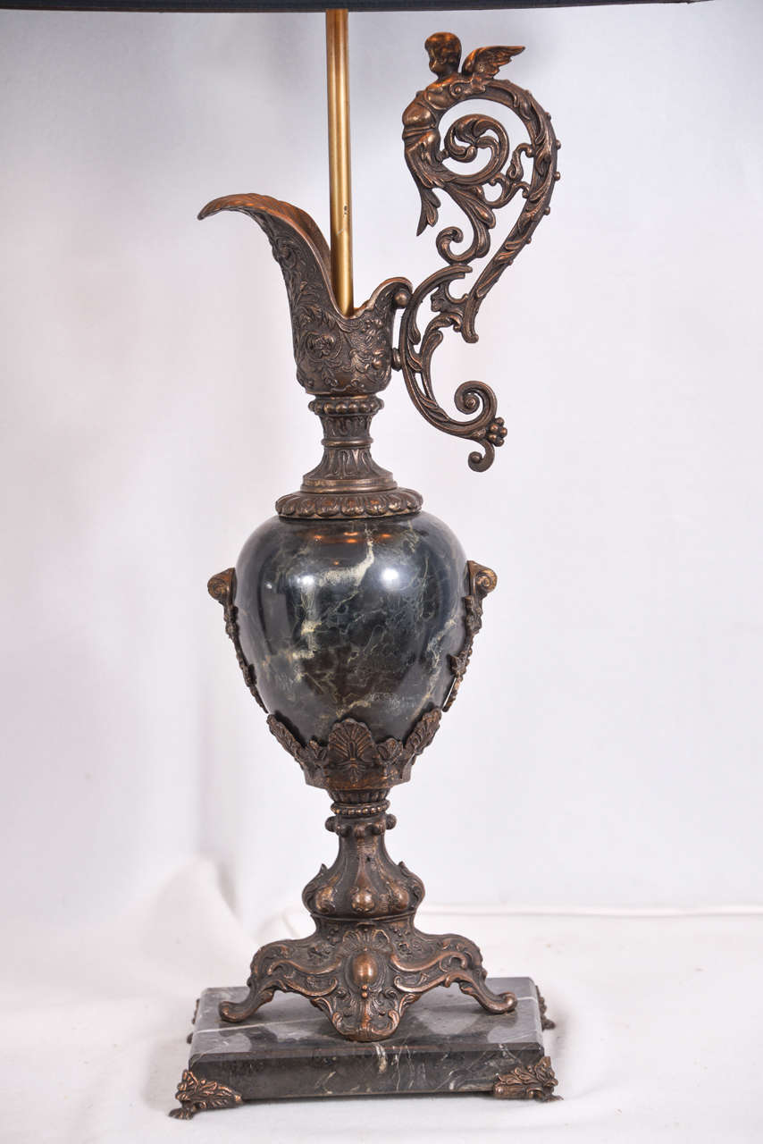 Reproduction of Antique Ewer as a Table Lamp For Sale at 1stDibs ewer