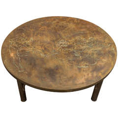 Bronze Coffee Table by Philip and Kelvin LaVerne 11