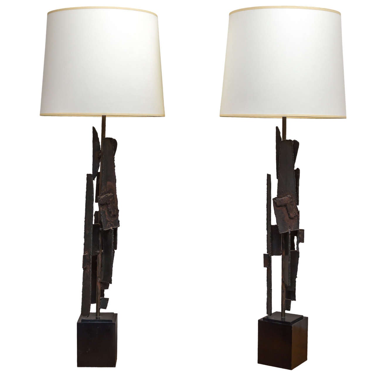 Brutalist Lamps by Laurel Lamp Company