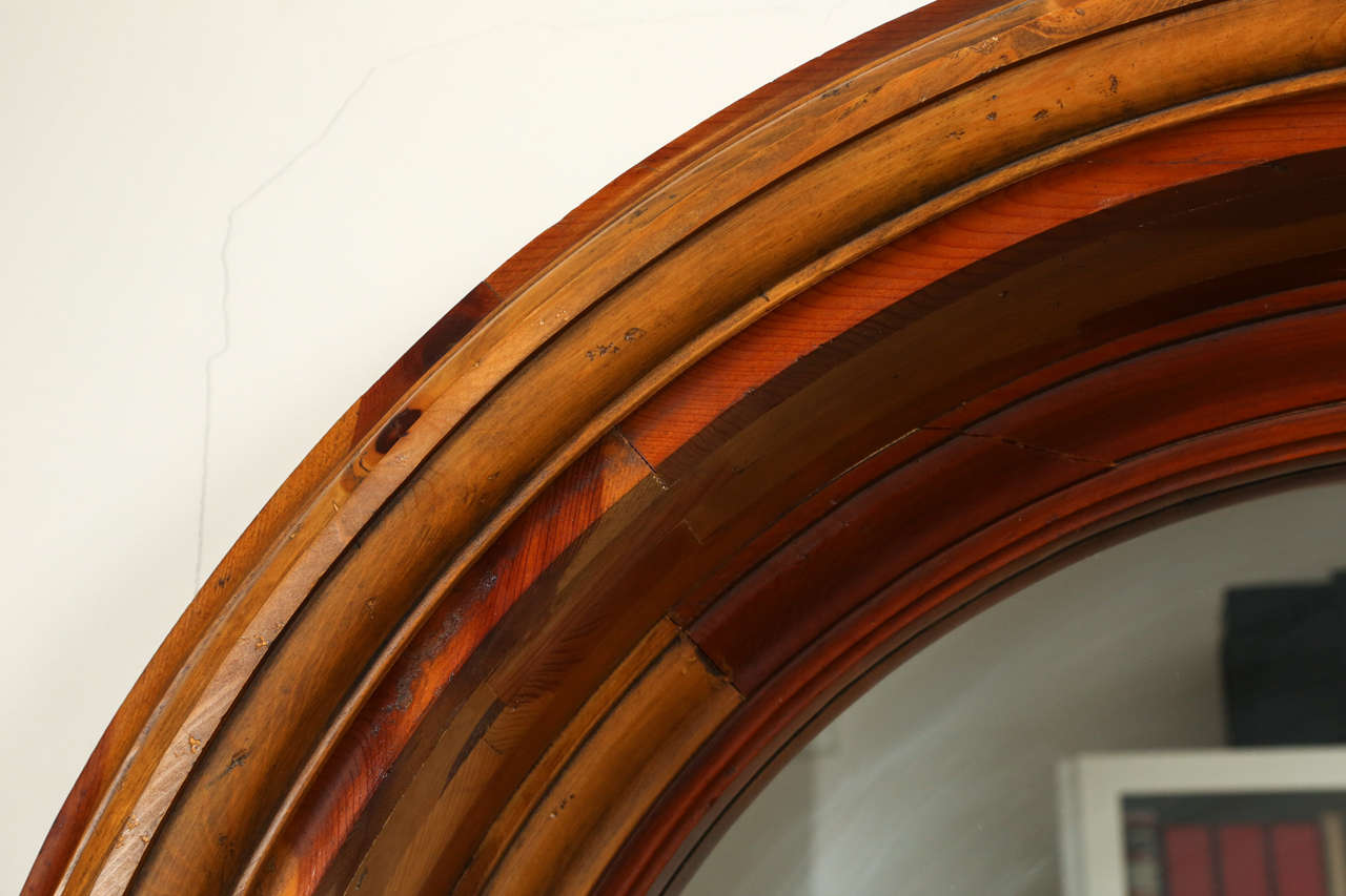 Late 20th Century Monumental Wood Framed Porthole Mirrors by Ralph Lauren
