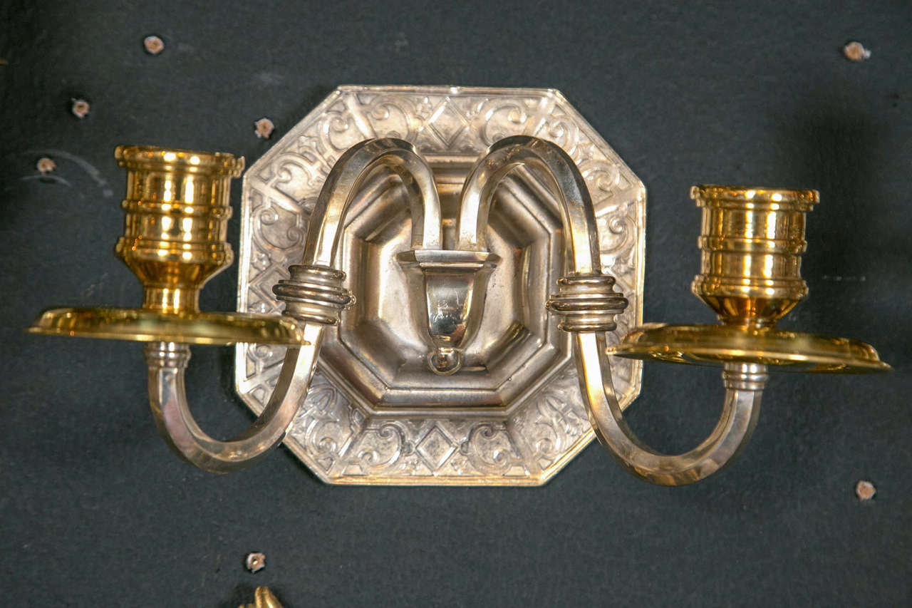 American Pair of circa 1920s Caldwell Sconces For Sale