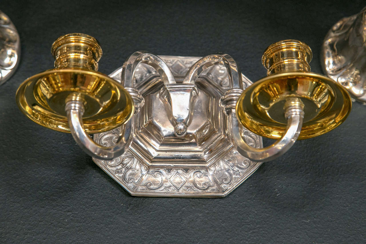 Pair of circa 1920s Caldwell Sconces For Sale 1