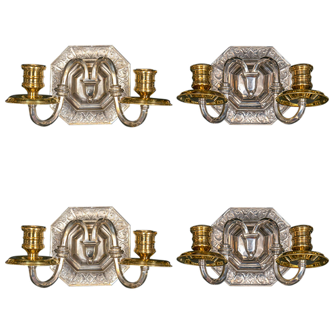 Pair of circa 1920s Caldwell Sconces For Sale