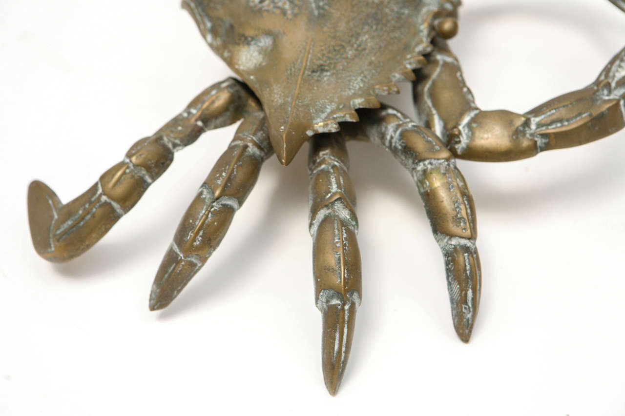 Vintage Brass Crab 2