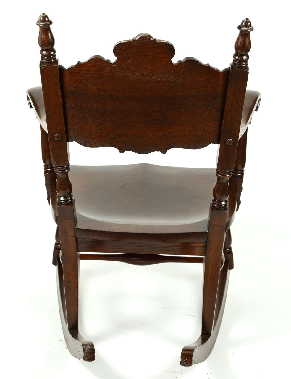 Oak Rocking Chair For Sale at 1stDibs