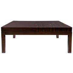 "Boke" Macassar Ebony Coffee Table by Christian Liaigre for Holly Hunt