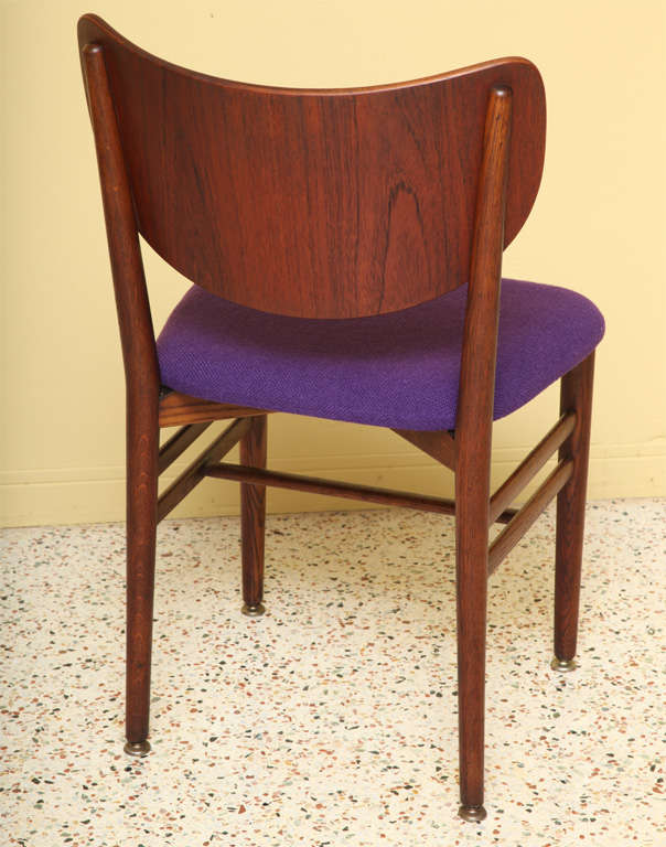 Danish Rare Eva and Nils Koppel Fumed Oak Dining Chairs