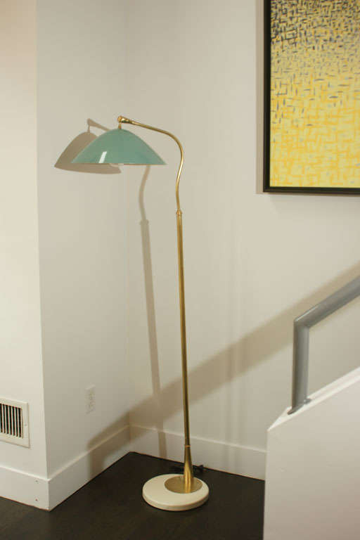 Italian Floor Lamp by Stilnovo In Excellent Condition In Sag Harbor, NY