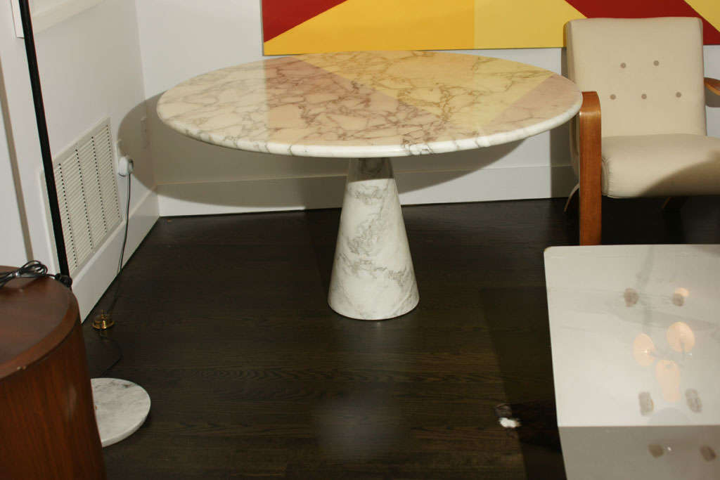 Italian Marble Dining Table by Mangiarotti at 1stDibs