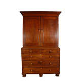 Antique English Wardrobe Cabinet or Cupboard, Circa 1820