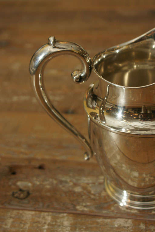 19th Century Sterling Wallace Pitcher