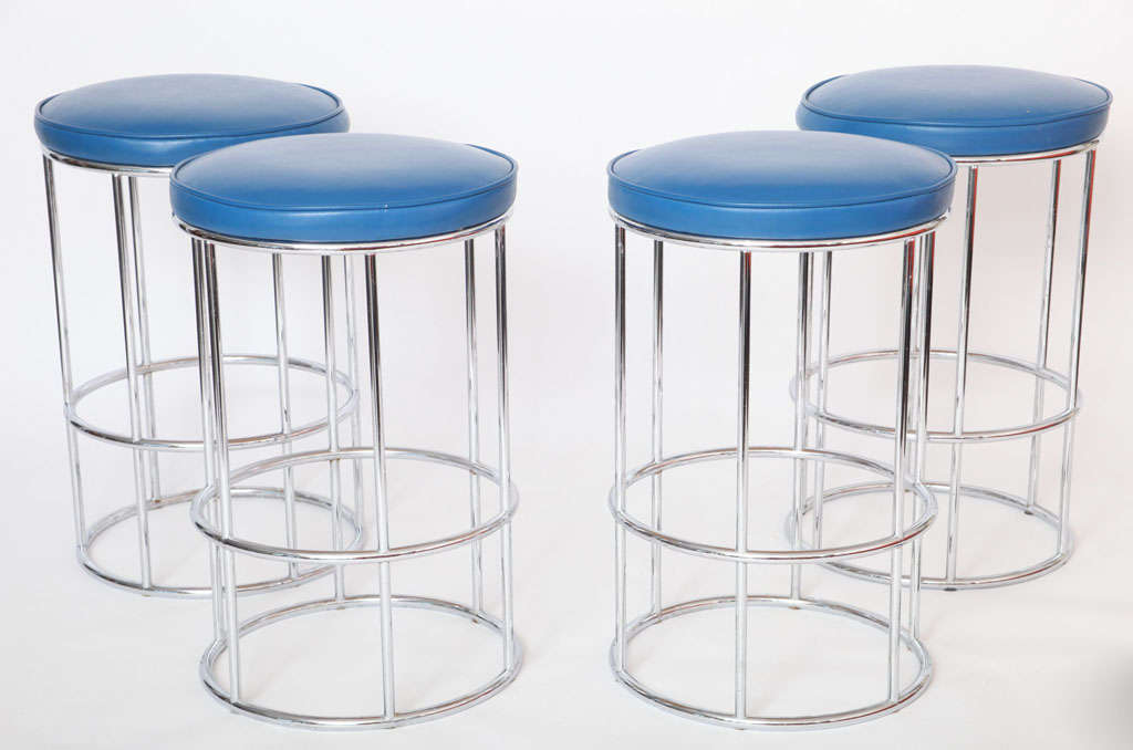 Stylish Set of Four Bar Stools