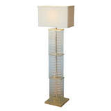 Shimmering Glass Rod Floor Lamp