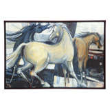Vintage Painterly Horses