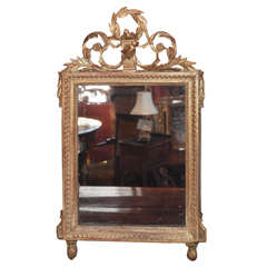 Gold painted mirror