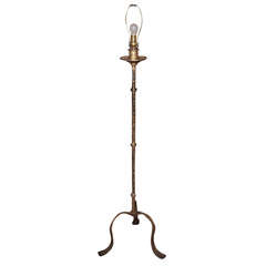 WROUGHT IRON floor lamp