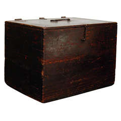 Antiques Japanese traveling Personal Safe Box