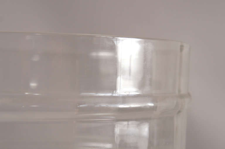 Mid-Century Modern Large Glass Trifle Compote