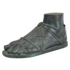 Italian Bronze Left Foot