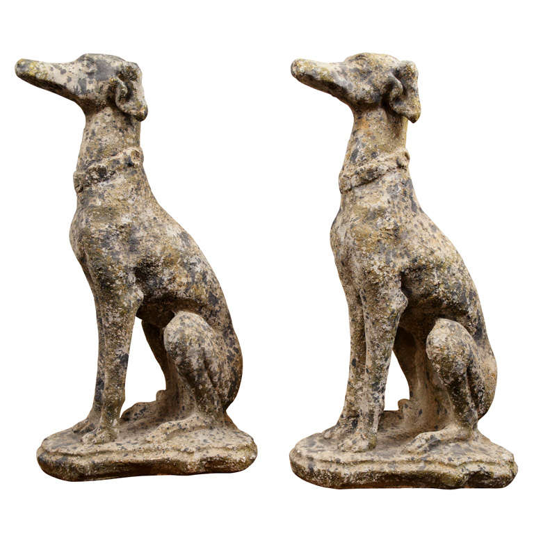 Pair of Stone Dogs