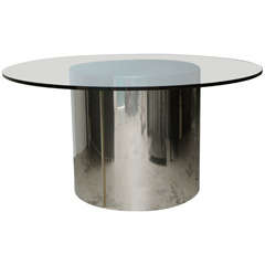 Steel Drum Dining Room Table by Pace Collection