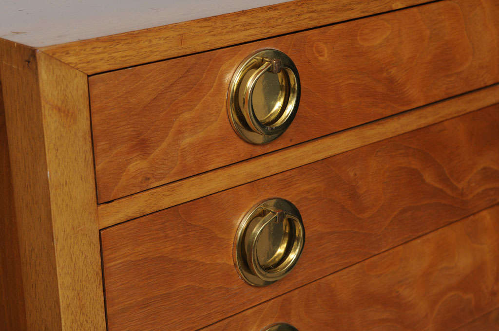 Brass Edward Wormley for Dunbar Chests of Drawers For Sale