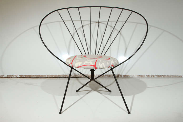 Pair of Riley Wolfe Iron Chairs 2