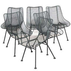 set of 6 Russell Woodard "Sculptura" Side Chairs