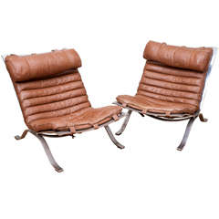 Pair of Vintage Arne Norell Ari Lounge Chairs