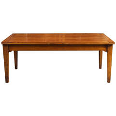 Extending English Fruitwood Farmhouse Table