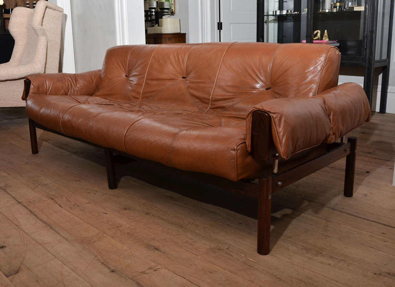 brazilian leather sofa