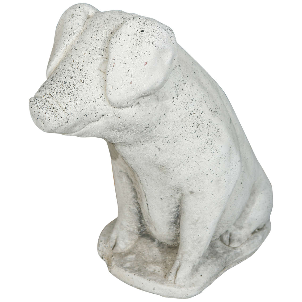 Cast Stone Pig Garden Ornament For Sale at 1stdibs