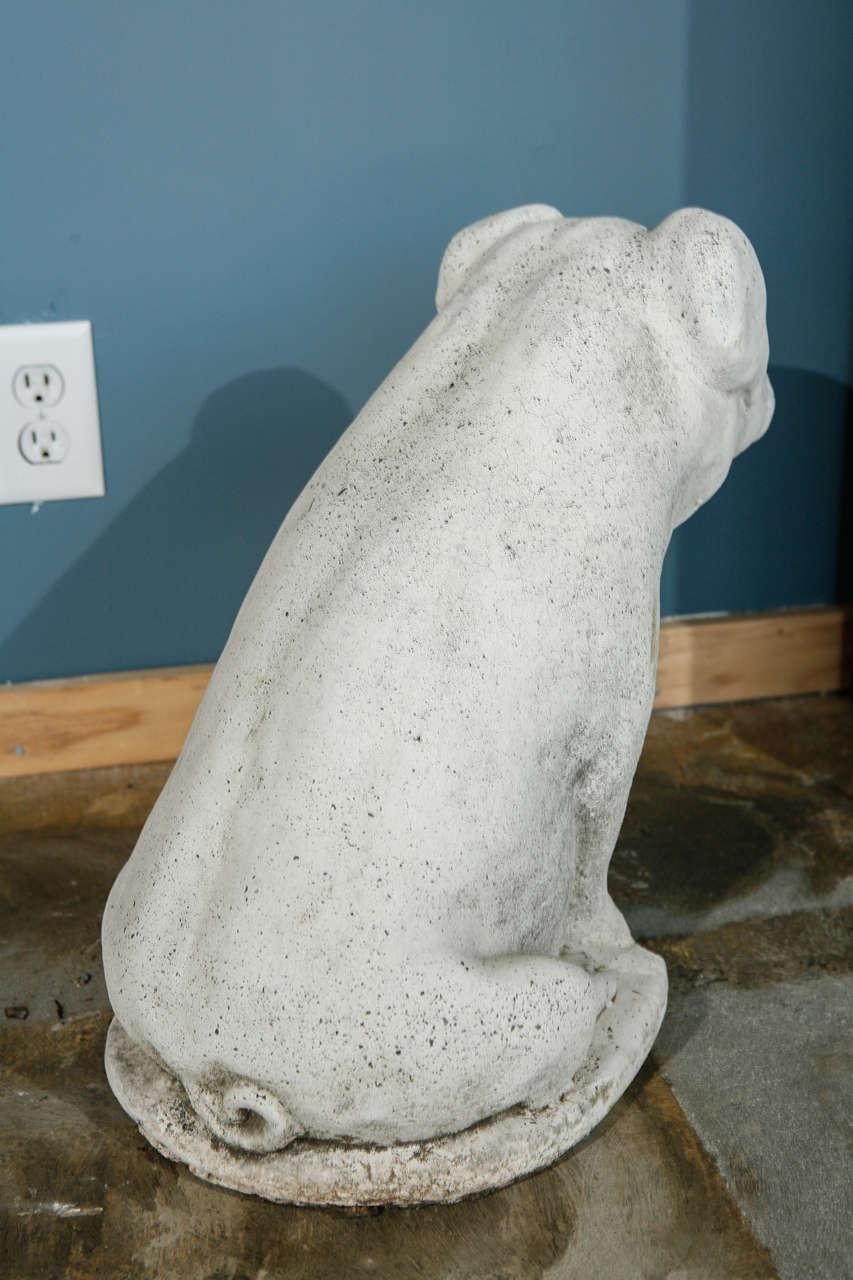 Cast Stone Pig Garden Ornament For Sale at 1stdibs
