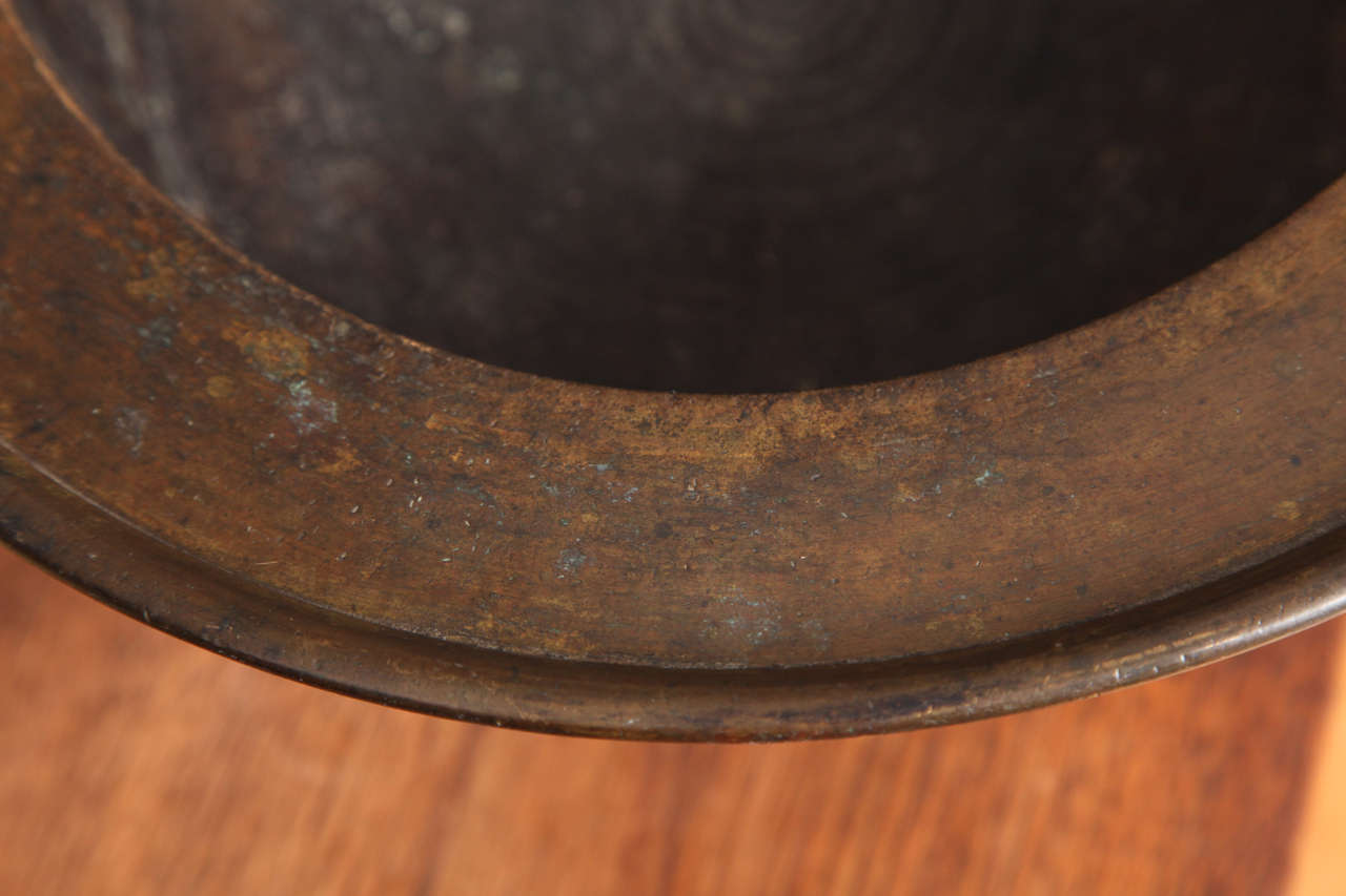 antique Korean bronze brazier hibachi For Sale 2