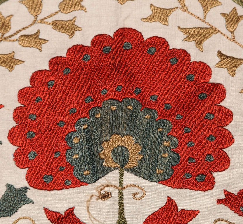 Silk Suzani textile